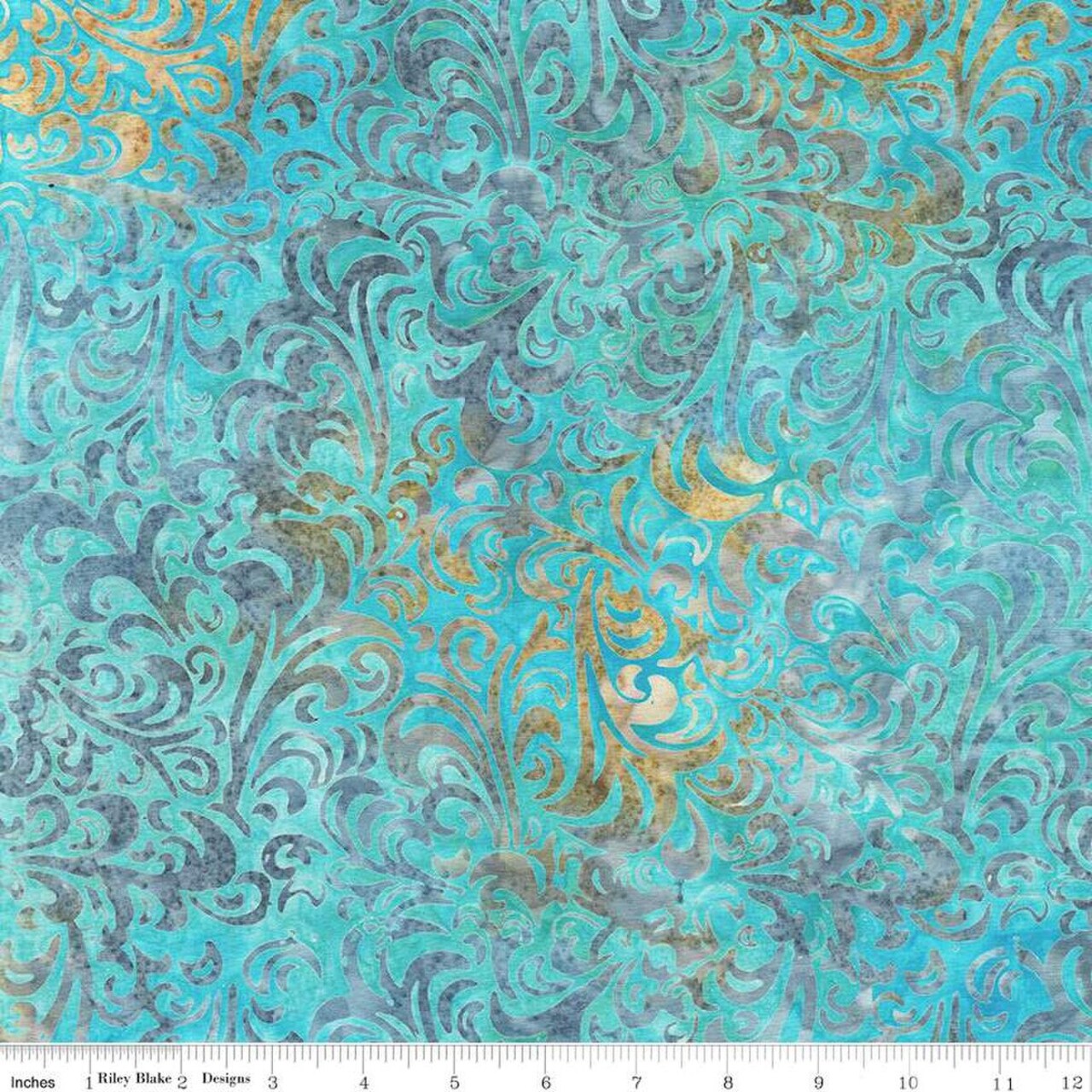 Fabric Riley Blake Caribbean Shale Twirl & Swirl Elemental Batiks by the Quarter Yard BT21900-281